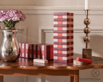 Printworks tumbling tower spel pink red 399028 fotoshoot 2