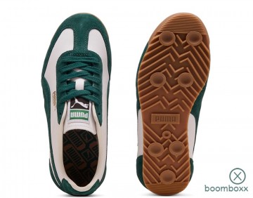 Puma arizona retro white dark myrtle 40235304 sneaker sides