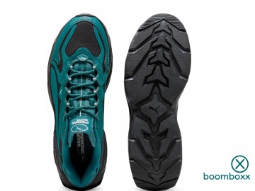 Puma fade nitro ripstop emerald ice 40722502 sneakers boven en onderkant