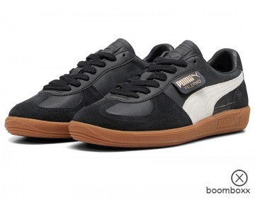 Puma palermo lth black feather gray gum 39646403 sneaker pair