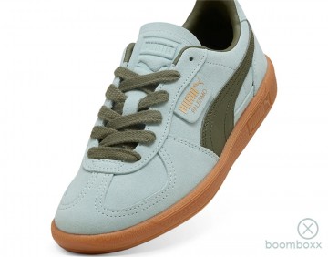 Puma palermo peaceful blue loden green 39646351 sneaker zoom front