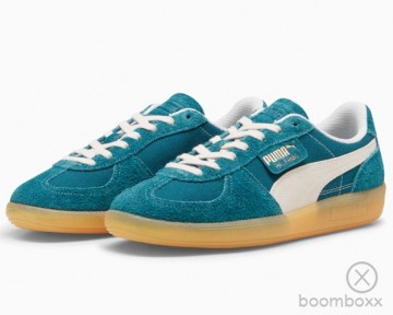 Puma palermo vintage cold green frosted ivory 396841 06 pair