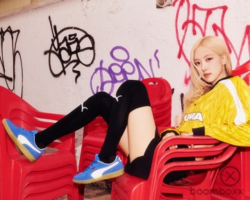 Puma palermo vintage hyperlink blue 39684101 fotoshoot roses are rosie