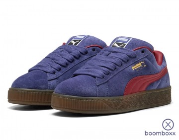 Puma suede xl blue crystal dcrimson 39520550 sneaker pair