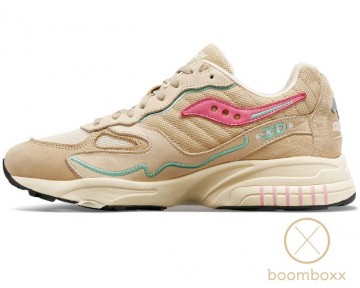 Saucony 3d grid hurricane premium cream pink s70670 5 inside