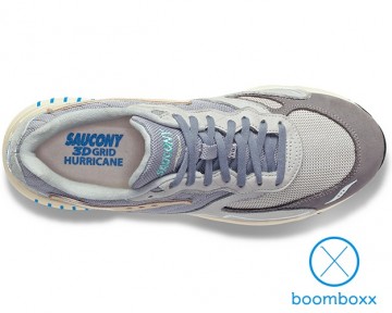 Saucony 3d grid hurricane premium gray cream s70670 6 ontop
