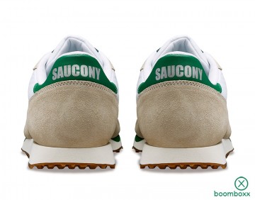 Saucony dxn trainer white green s70757 28 sneaker backside