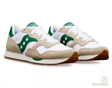 Saucony dxn trainer white green s70757 28 sneaker pair