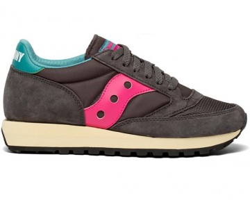 Saucony jazz 81 dark grey pink s6061310