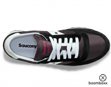 Saucony jazz original black white sneaker s1044 676 side