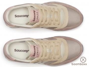 Saucony jazz original tan pink s1044 724 sneaker bovenkant