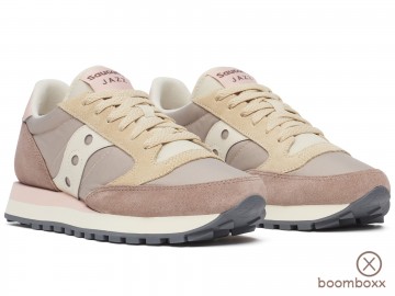 Saucony jazz original tan pink s1044 724 sneaker paar