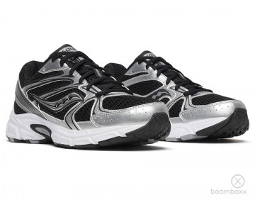 Saucony ride millenium black silver s60812 7 sneaker pair