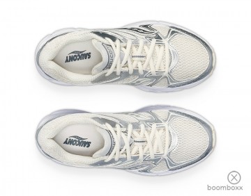 Saucony ride millennium cream silver s60812 2 sneaker pair ontop