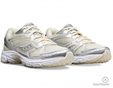 Saucony ride millennium cream silver s60812 2 sneaker pair side