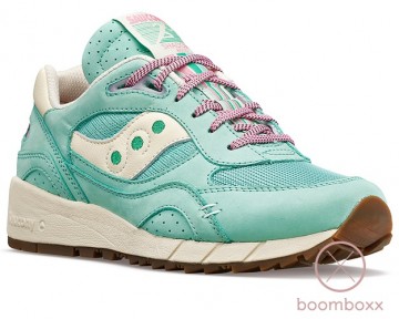 Saucony shadow 6000 aqua white s7074602 sneaker side