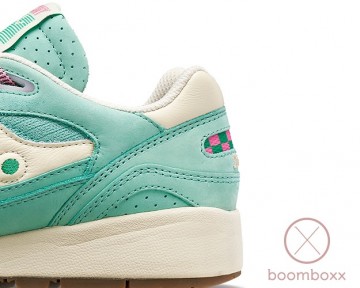 Saucony shadow 6000 aqua white s7074602 sneaker zoom 2