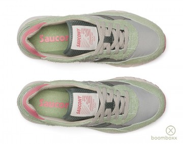 Saucony shadow 6000 green ivory s60792 1 sneaker pair side 0