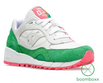 Saucony shadow 6000 split pack green white s707512 sneaker side