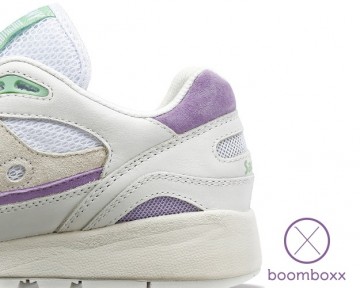Saucony shadow 6000 white purple sneaker s607651 zoom 2