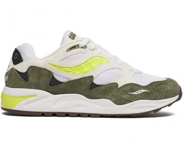 Saucony shadow grid 2 white green s70772 6 sneaker