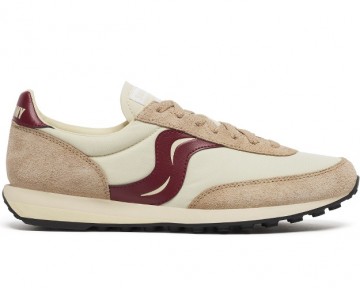 Saucony trainer 80 original beige burgundy s70883 2 sneaker