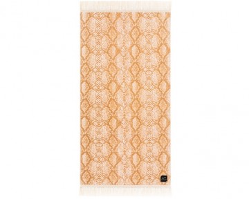 Slowtide diamond black coral beach towel st582