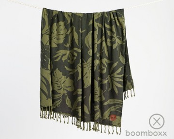 Slowtide hauke beach blanket black st1142 full