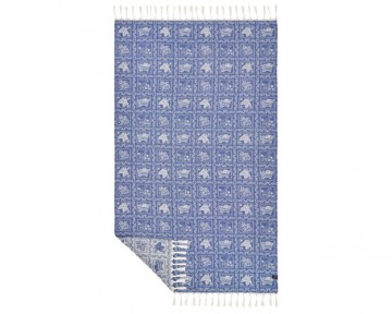 Slowtide laihana turkish towel navy st881