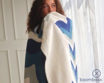 Slowtide shine on beach towel deep pacific strp007 photoshoo2