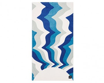 Slowtide shine on beach towel deep pacific strp007