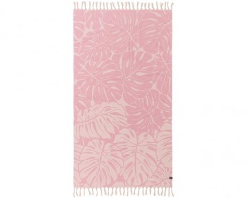 Slowtide tarovine rose turkish towel st341