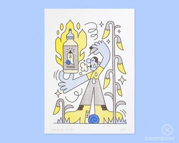 Spicy riso print bij maxim de gilder full color