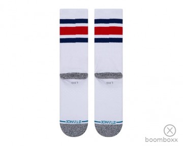 Stance boyd st crew sock blue red a55620bosblue pair 2
