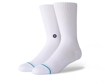 Stance icon crew sock white m311d14icowh 0