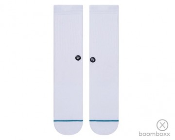 Stance icon crew sock white m311d14icowh pair
