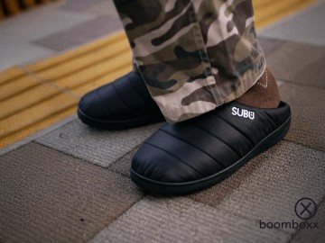 Subu f line original black sb 135 pantoffel fotoshoot