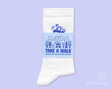 Take a walk socks sport white by maxim de gilder zoom