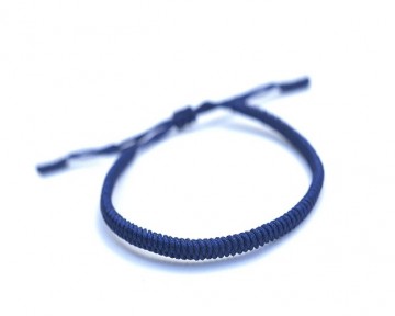 Tibetan temple touw armband navy