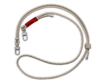 Topologie 6mm rope strap beige melange tp wst r06 bem 00