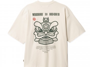 Woodbird beam lion t shirt off white 2616 404 shirt