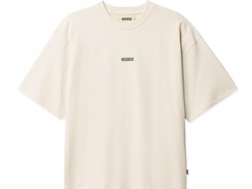 Woodbird beam lion t shirt off white 2616 404 voorkant