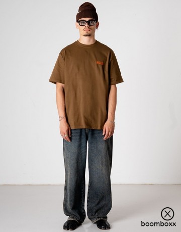 Woodbird wbbaine flower tee dark brown 2536 407 fotoshoot 3