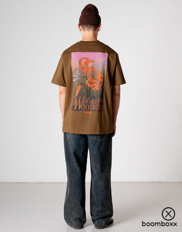Woodbird wbbaine flower tee dark brown 2536 407 fotoshoot