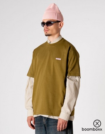 Woodbird wbbaine space tee dark green 2536 405 fotoshoot 2