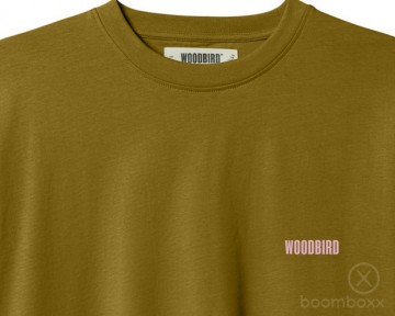 Woodbird wbbaine space tee dark green 2536 405 zoom voorkant