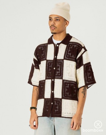 Woodbird wbbanks crochet knit brown off white 2516 817 fotoshoot 3