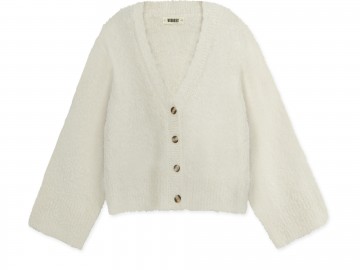 Woodbird wbbea teddy cardigan off white 2535 805