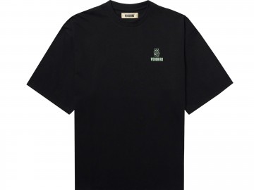 Woodbird wbbeam lucky tee black 2626 407 voorkant