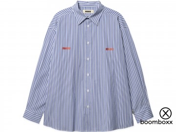 Woodbird wbbrooks lion shirt light blue 2616 714 voorkant